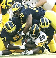 Terrance Taylor, LaMarr Woodley, Prescott Burgess, and David Harris