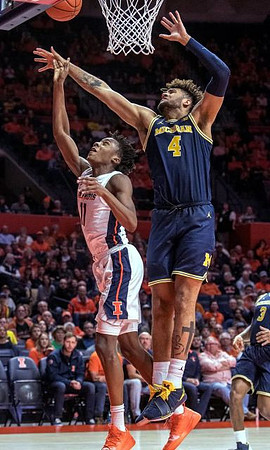 Isaiah Livers (4) and Zavier Simpson (3)