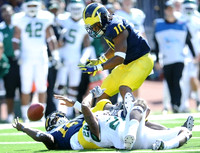 Denard Robinson (16) and Jeremy Gallon (10)