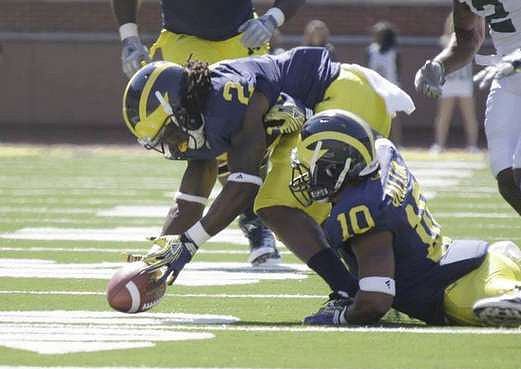 Vincent Smith (2) and Jeremy Gallon (10)
