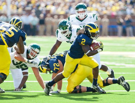 Patrick Omameh (65), Mark Huyge (72), and Vincent Smith (2)