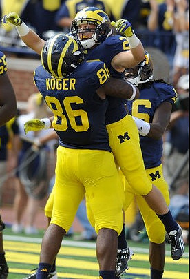 Kevin Koger (86) and Drew Dileo (26)