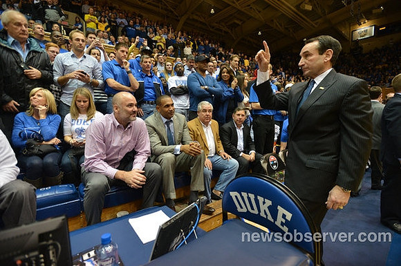Duke Head Coach Mike Krzyzewski