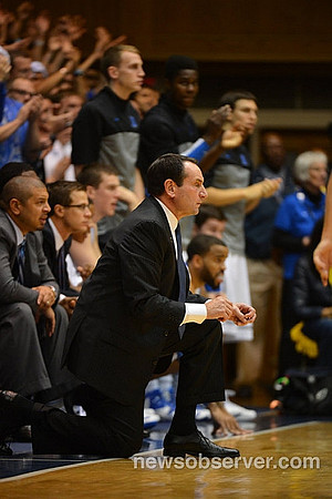 Duke Head Coach Mike Krzyzewski