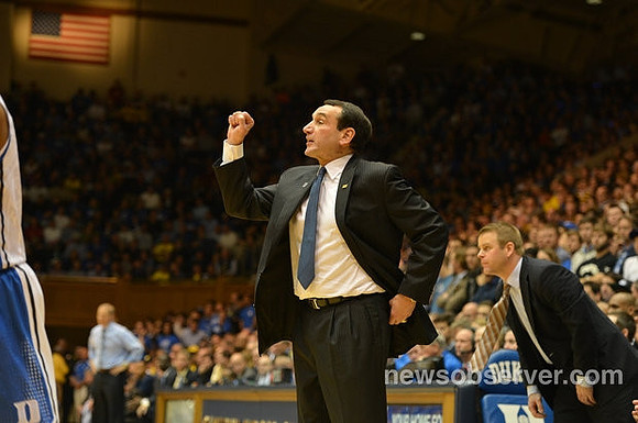 Duke Head Coach Mike Krzyzewski