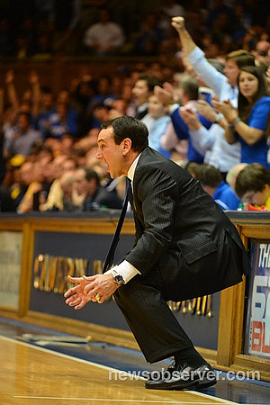 Duke Head Coach Mike Krzyzewski