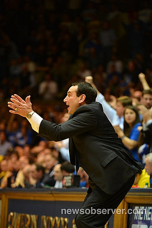 Duke Head Coach Mike Krzyzewski