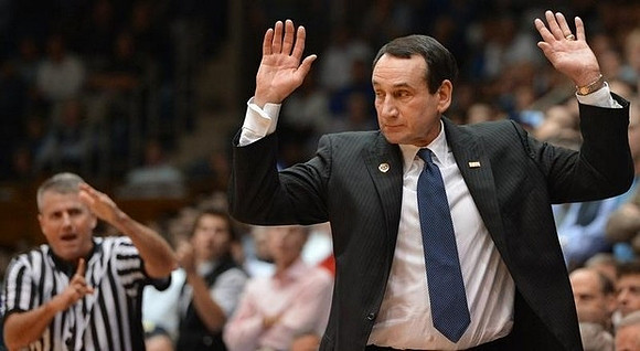 Duke Head Coach Mike Krzyzewski