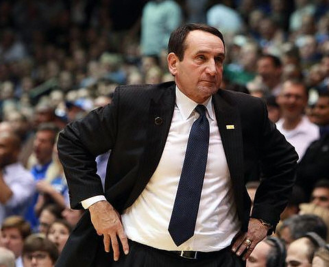 Duke Head Coach Mike Krzyzewski