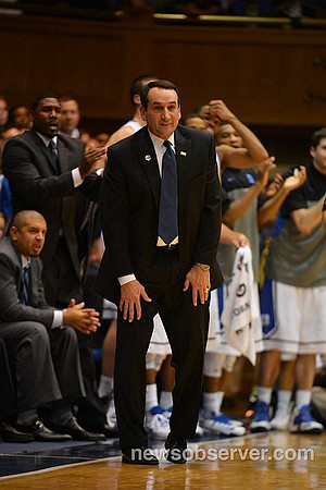 Duke Head Coach Mike Krzyzewski