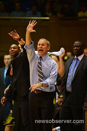 LaVall Jordan, John Beilein, and Bacari Alexander