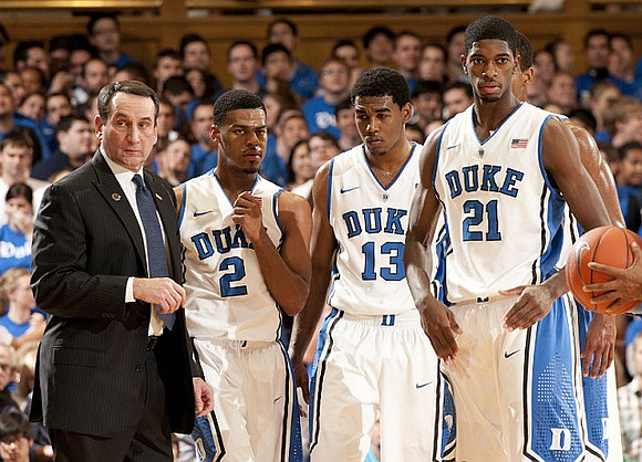 Duke Head Coach Mike Krzyzewski