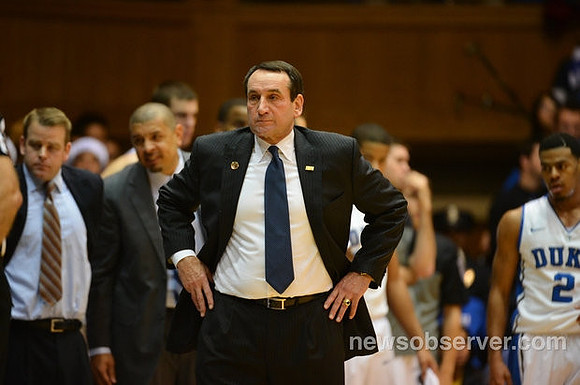 Duke Head Coach Mike Krzyzewski