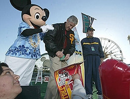 Lloyd Carr and Pete Carroll