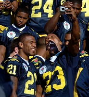 Jeremy LeSueur (21), Chris Perry (23), and Jerome Jackson (24)