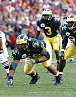 LaMarr Woodley (56), Pierre Woods (99), and Marlin Jackson (3)