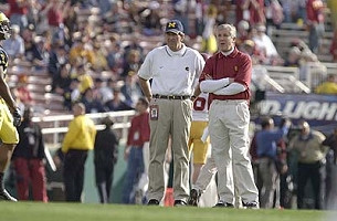Lloyd Carr and Pete Carroll