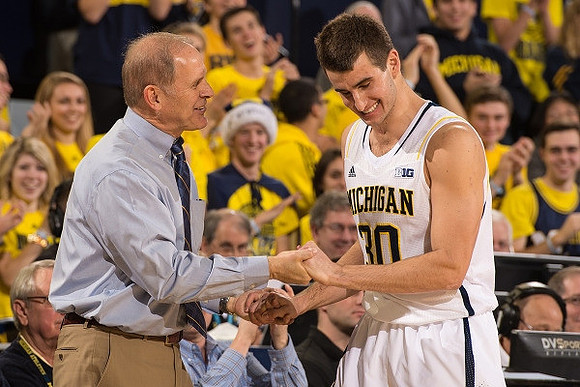 John Beilein and Austin Hatch (30)