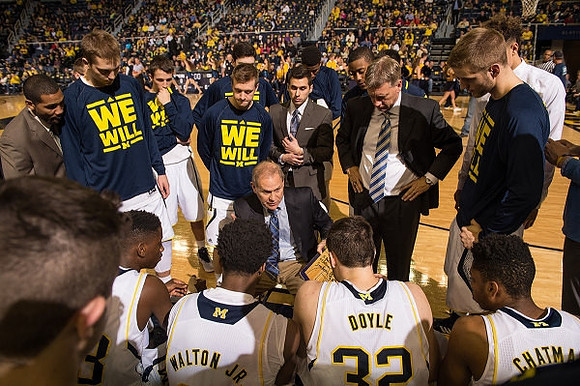 Michigan Team and John Beilein