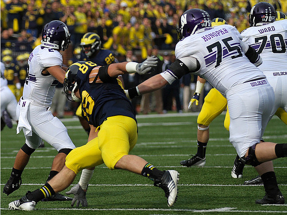 Craig Roh (88) and Kenny Demens (25)