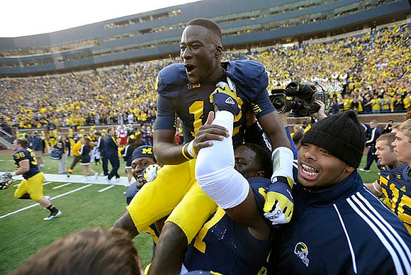 Joe Kerridge (36), Thomas Gordon (30), Devin Gardner (12), and Frank Clark (57)