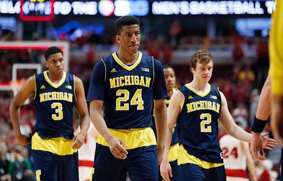 Kameron Chatman (3), Aubrey Dawkins (24), Muhammad-Ali Abdur-Rahkman (12), and Spike Albrecht (2)
