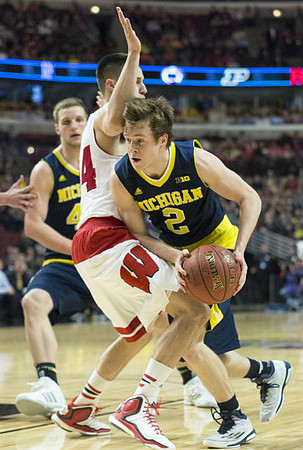 Max Bielfeldt (44) and Spike Albrecht (2)