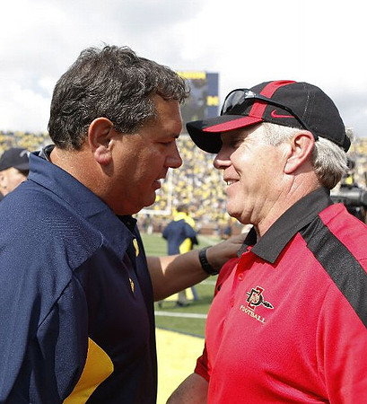 Brady Hoke and Rocky Long