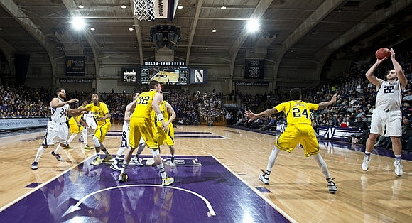 Muhammad-Ali Abdur-Rahkman (12), Ricky Doyle (32), and Aubrey Dawkins (24)
