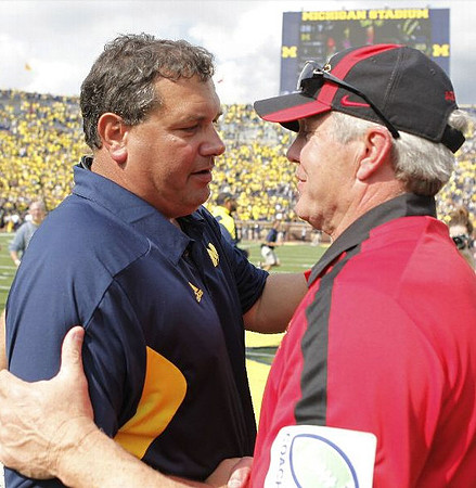 Brady Hoke and Rocky Long
