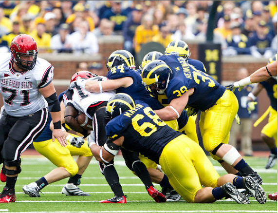 Mike Martin (68), Desmond Morgan (44), and Will Heininger (39)