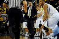 Mitch McGary (4), Spike Albrecht (2), and Jon Horford (15)