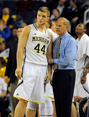 Max Bielfeldt (44) and John Beilein