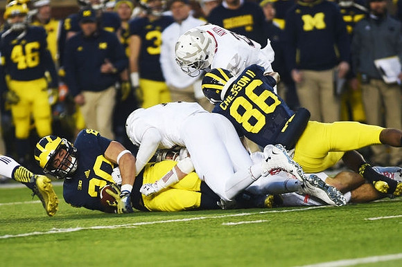 Drake Johnson (20) and Jehu Chesson (86)