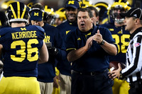Joe Kerridge (36) and Brady Hoke