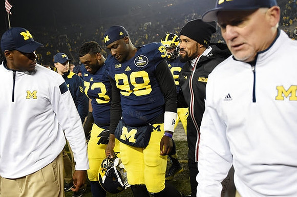Devin Gardner (98) and Maurice Hurst (73)
