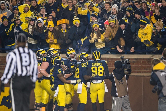 Mason Cole (52), Graham Glasgow (61), Justice Hayes (5), Amara Darboh (82), and Devin Gardner (98)