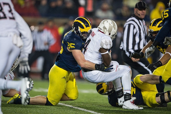 Joe Bolden (35), Jake Ryan (47), and James Ross (15)