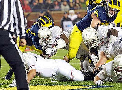 Jarrod Wilson (22) and Brennen Beyer (97)