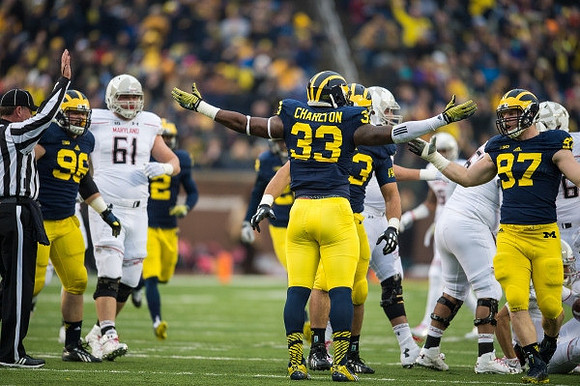 Ryan Glasgow (96), Taco Charlton (33), and Brennen Beyer (97)