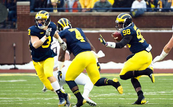 Bo Dever (3), De'Veon Smith (4), and Devin Gardner (98)