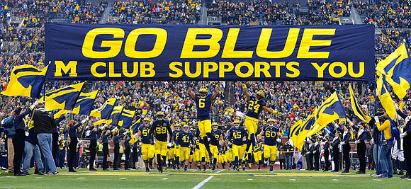 Devin Gardner (98), Anthony Capatina (41), Raymon Taylor (6), Matt Wile (45), Delonte Hollowell (24), and Jack Miller (60)