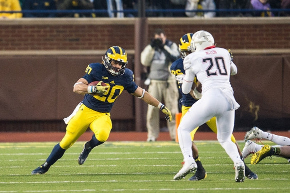 Drake Johnson (20) and Jehu Chesson (86)