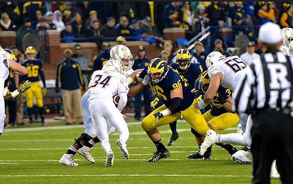 Ryan Glasgow (96), Raymon Taylor (6), and Joe Bolden (35)