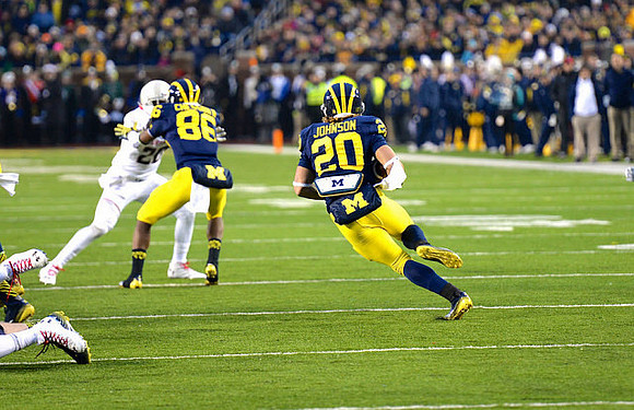Jehu Chesson (86) and Drake Johnson (20)