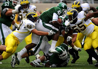 Craig Roh (88), Ryan Van Bergen (53), and Brandon Graham (55)