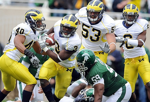 Michael Williams (40), Stevie Brown (3), Ryan Van Bergen (53), and Donovan Warren (6)