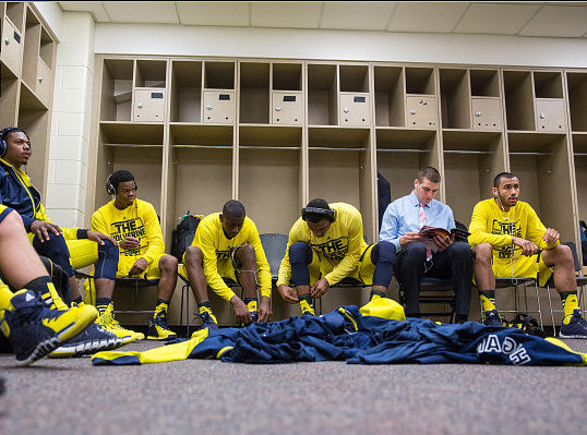 Andrew Dakich (5) and Spike Albrecht (2)