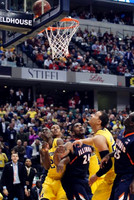 Caris LeVert (23) and Jordan Morgan (52)