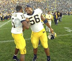 LaMarr Woodley and Steve Breaston